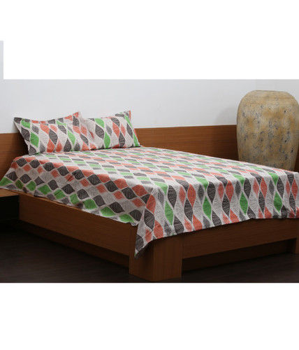 Cotton Abstract King Bedsheet