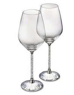 Crystalline White Wine Glasses