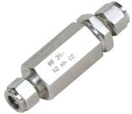 Non Return Valve Double Ferrule Tube Ends