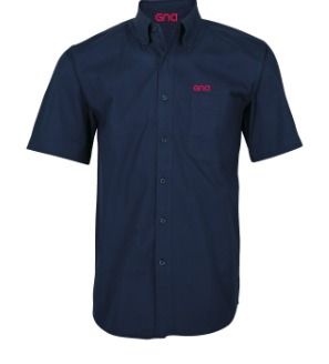 Mens Formal Button Down Short Sleeve Shirt