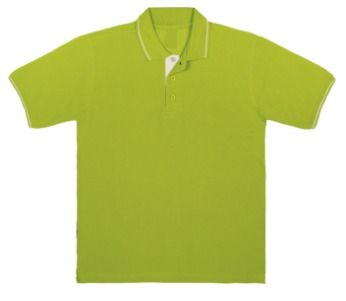 T-Shirt Apple Green White Tipping