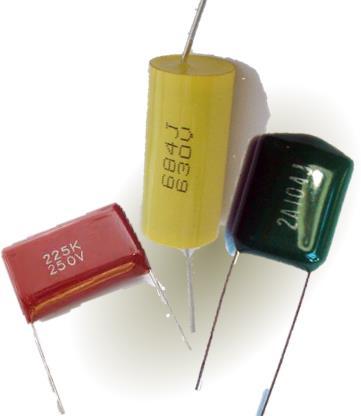 Film Capacitor - Insulating Plastic Film with Metallic Electrodes | Non-Polarized Design, Interchangeable Terminals, Durable Encapsulation