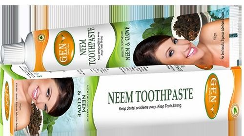 Neem Toothpaste - Natural Formula with Proven Antibacterial Properties | Highly Effective Against Bleeding Gums, Safe for Children, Eliminates Bad Breath