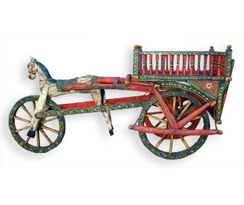 Wooden Horse Trolly