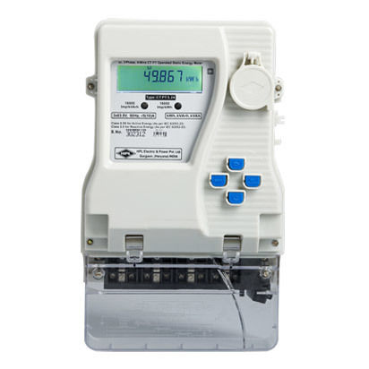 ABT Meters - IS 14697:994 Quadrant Meter with Dual Pulse Outputs | RS485 & RS232 Communication Ports, Class 0.2s Active & 0.5s Reactive Energy Measurement, Phase Wise THD Monitoring