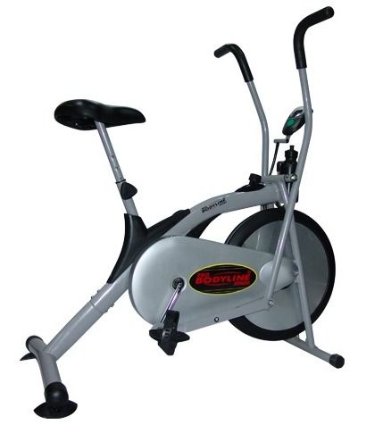 Air Bike - Adjustable Seat, Maximum User Weight 90KG | Fast-Moving Home Fitness Solution with Optional Hand Movement