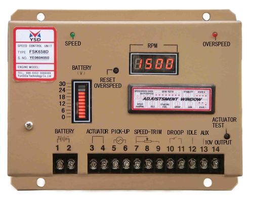 Engine Generator Digital Speed Controller (FSK658D)