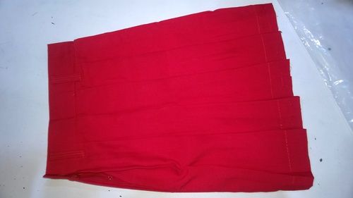 Red Color Girls Skirt Uniform