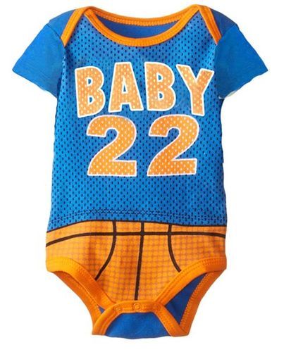 Baby Sports Onesie - Blue