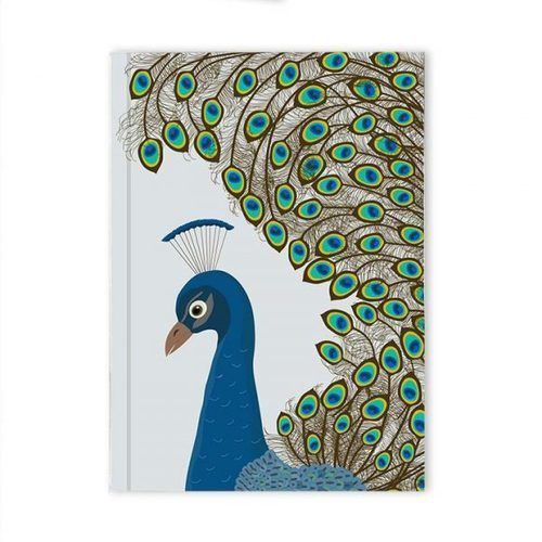 Beautiful Blue Peacock Notebook