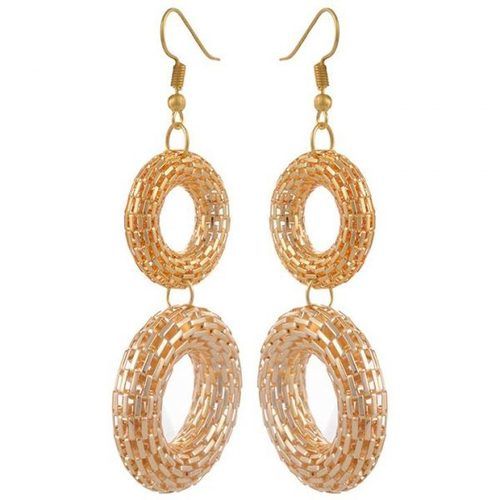 Gold Plated Designer Dangle Earrings