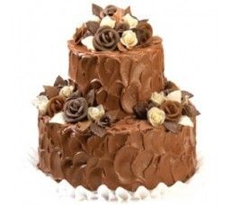 Two Tier Chocolate Cake - Special 3 Kgs | Luxurious Fluffy Chocolate Sponge, Rich Creamy Layers, Elegant Chocolate Glaze