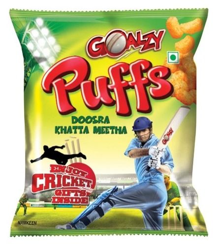 Goalzy Cricket Puffs Khatta Meetha Snack
