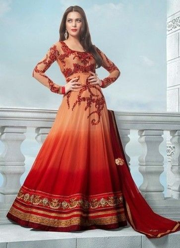 Designer Gown Type Salwar Suits