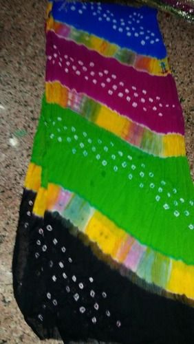 Ravan Chart Bandhej Dupatta