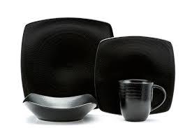 Black Dinner Set