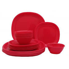 Dinner Set Red