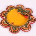 Rangoli - Premium Quality Ethnic Art | Handcrafted Using Optimum Grade Materials, Intricate Designs