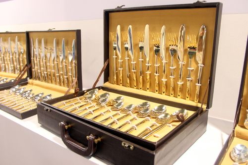 Gold Plated Cutlery Gift Set