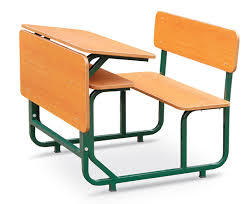 School Combined Desk Bench