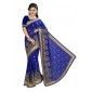 Zari And Mirror Embroidery Work Saree