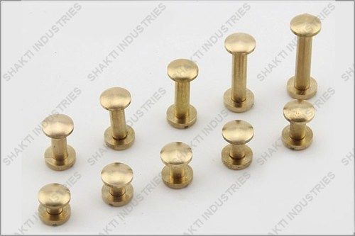 Brass Leather Rivets