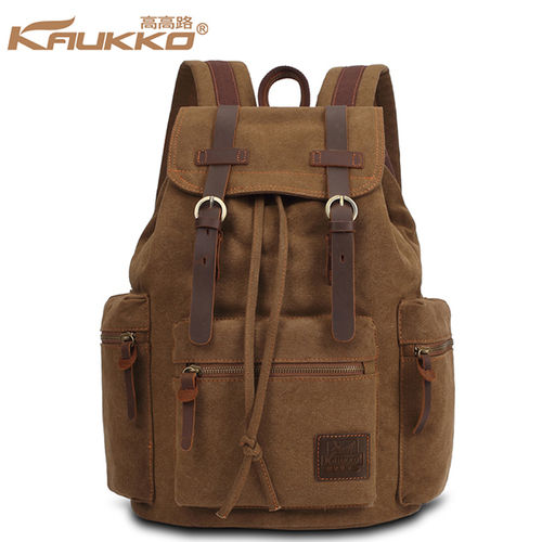 Hiking Khaki Canvas Bag