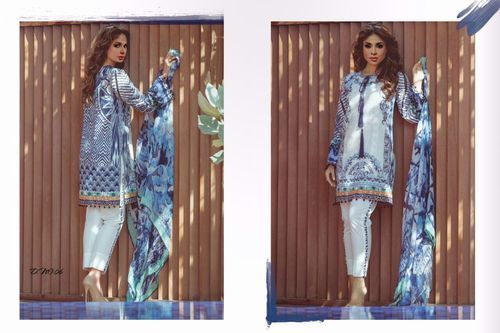 Printed Cotton Salwar Kameez Application: Good Looking