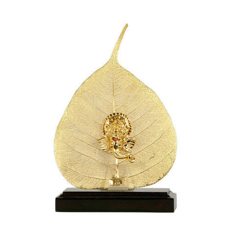 Ganesha on Peepal Leaf