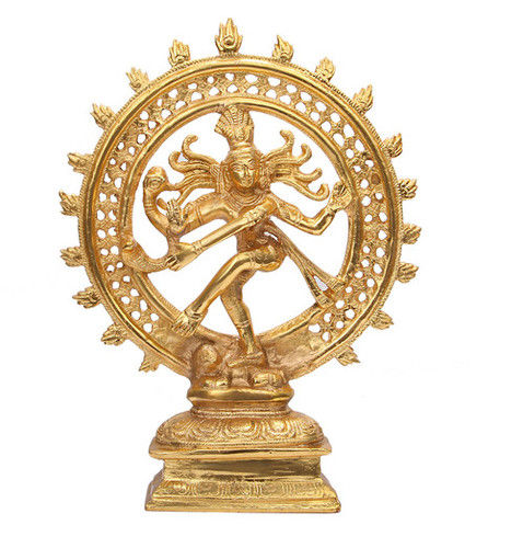 Nataraja Gold Plated Idol