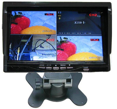 7 Inch Split Screen 4 Channel Bus LCD Monitors