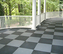 Balcony Rubber Flooring