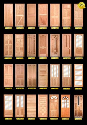 Engineering Door - Rubber Wood Design Options | Custom Designs for Housing, Apartment, Condominium, Folded Style, High Quality