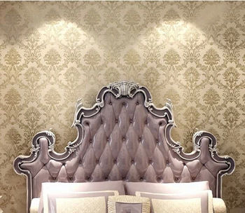 Vonzo Brown and Golden Damask Royal Look Wallpaper for Living Room and  Restaurant Wall Cover Area 57 sqft  Amazonin Home Improvement