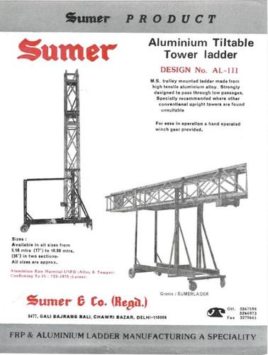 Aluminium Tiltable Tower Ladder