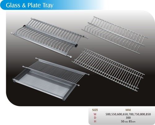 Glass And Plate Tray