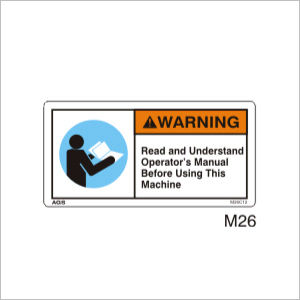 Read Manual Warning Signs 