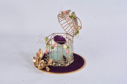 Birdcage Engagement Ring Platter