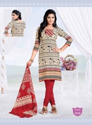 Designer Cotton Dress Material