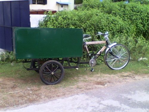 Garbage Collecting Tricycle Rickshaw