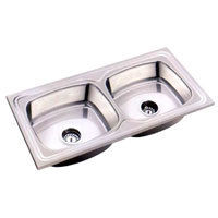 Stainless Steel Double Bowl Sink - Sturdy Build, Durable Finish, Low Maintenance Solution