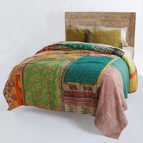 Kantha Quilts And Blankets Vintage Quilts Patchwork Ethnic