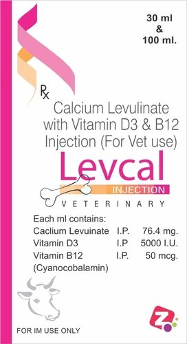 Liquid Levcal Veterinary Injection