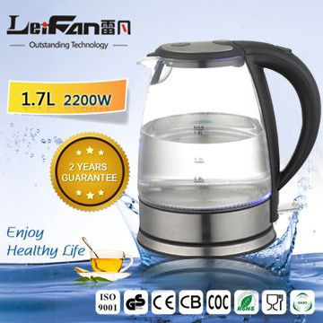 With Filter Transparent Electric Glass Water Kettle