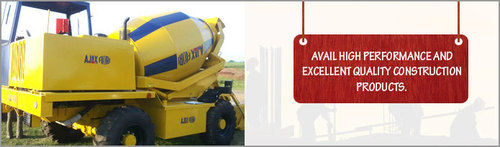 Self Loading Transit Mixer On Rental Service By Singh Sahad Earth Movers Pvt Ltd