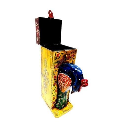 Peacock Figure Beautiful Work One Bottle Holder