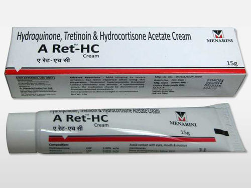 A Ret Hc Hydroquinone Tretinoin And Hydrocortisone Acetete Cream