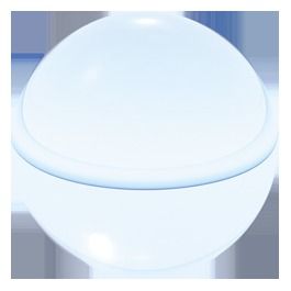 Cubic zirconia ball lens