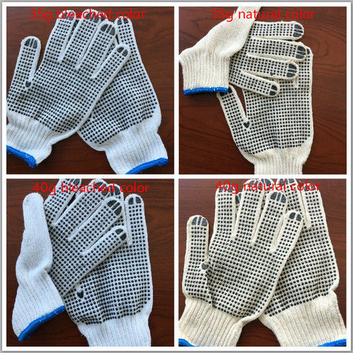 Cotton Gloves with pvc dotted
