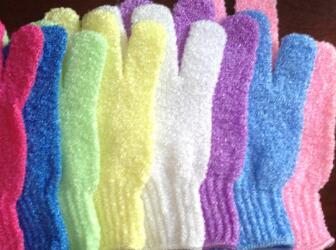 Nylon Bath Gloves